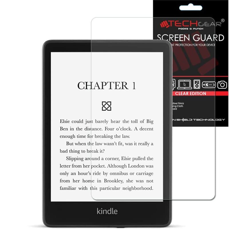 TECHGEAR Film de Protection pour Amazon Kindle Paperwhite 5 / Paperwhite Signature/Paperwhite Kids 6,8 pouces (2021 / 11ème Géné