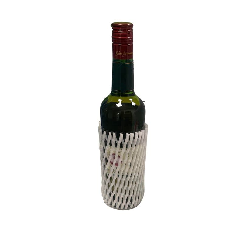 On1shelf Lot de 10 filets de protection en verre pour bouteille de fruits et légumes (demi-bouteille), blanc, Cylindre