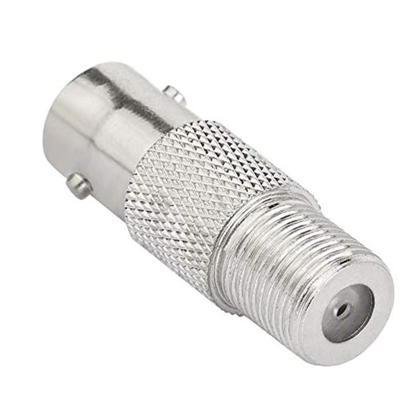 Adaptateur femelle de type F vers femelle BNC Connecteur de câble coaxial RF Coupleur, BNC à F Type de satellite à visser Femell