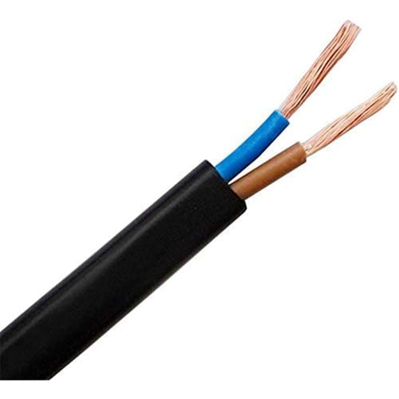 Mr.Gadget's Solutions Câble Électrique en Cuivre 2 x 0,75 mm², Résistant aux Hautes Températures, Câble d'Alimentation Double en