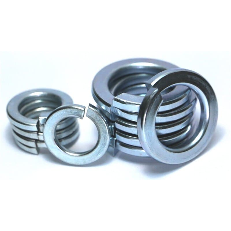 Lot de 10 rondelles à ressort DIN 127 en acier inoxydable A2 avec verrou fendu M2 M3 M4 M5 M6 M7 M8 M10 M12 M14 M16 M18 M20 M22