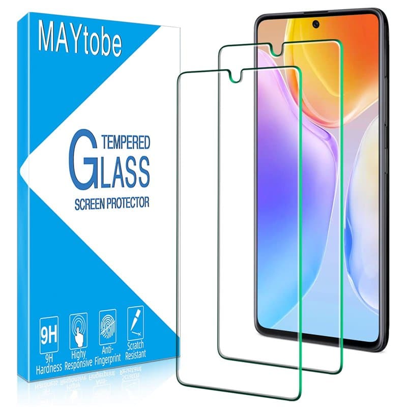 MAYtobe 2 Pièces Verre Trempé pour Samsung Galaxy A71 4G / 5G, Film Protection écran Sans Bulles, Dureté 9H, Anti-Rayures, Anti-