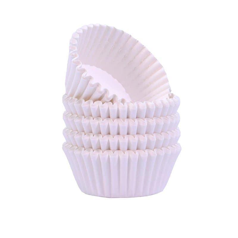 PME - Caissettes à Cupcakes en Papier Blanc, Miniatures, Lot de 100