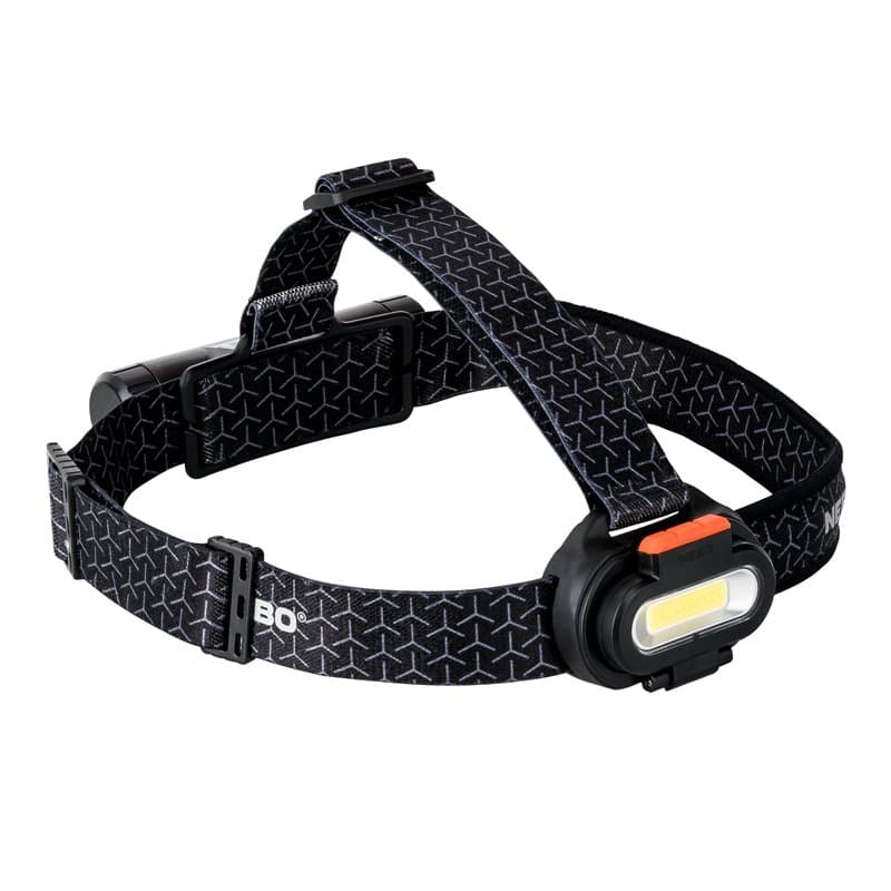 NEBO Einstein 1500 Flex - Lampe frontale rechargeable avec 5 modes d'éclairage - Accessoires de camping et de randonnée - Lampe
