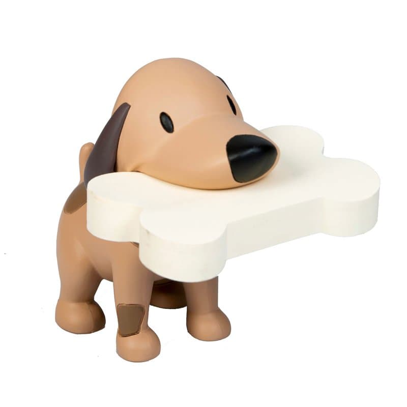 Porte-notes autocollantes Puppy Notes | Distributeur de bloc-notes fantaisie pour chien | Bloc-notes mémo amusant | Organisateur