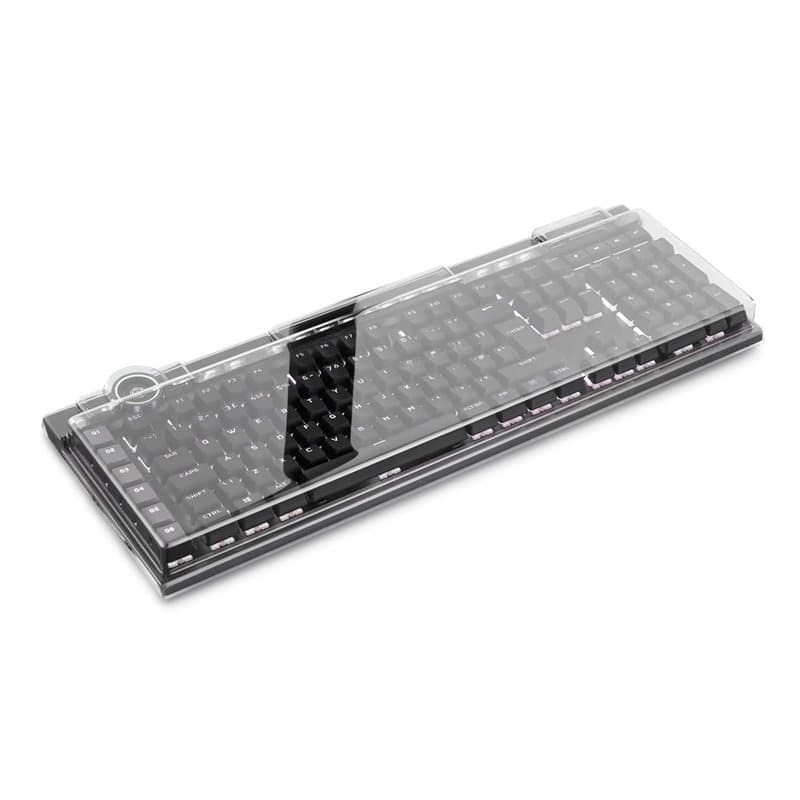 Decksaver Couverture pour la Série de Corsair K100 RGB - Housse de Protection Fumée/Claire, Fabriquée au Royaume-Uni