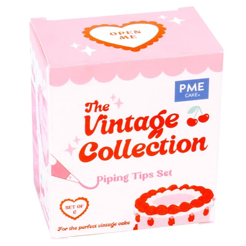 Bec verseur vintage pour le glaçage des gâteaux - Ensemble de 6