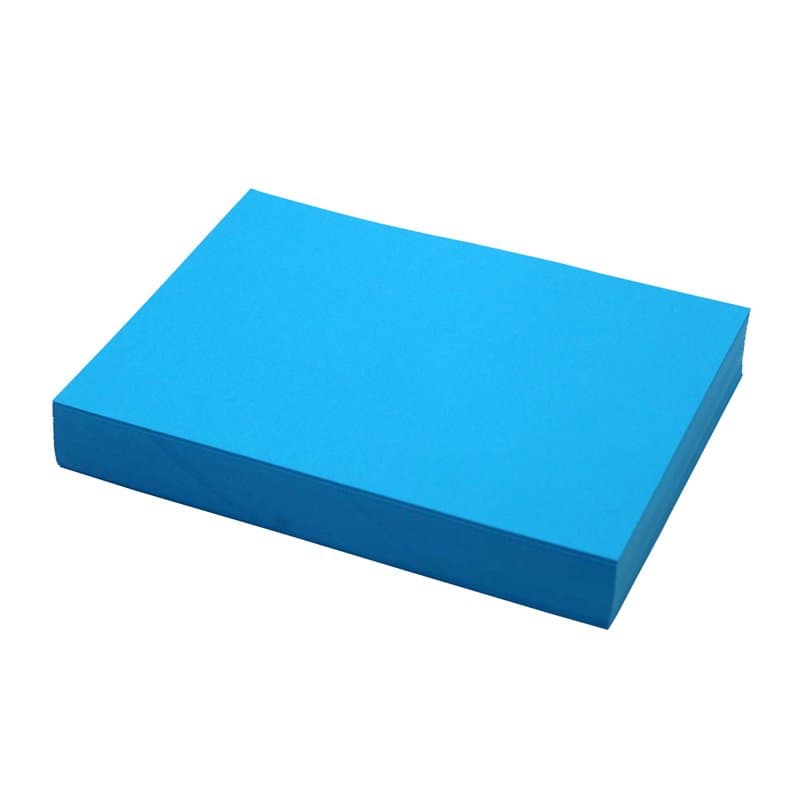 Hawksbill Lot de 100 cartes A4 bleu vif - 180 g/m² - Papier cartonné bleu de qualité supérieure - Idéal pour les arts, les trava