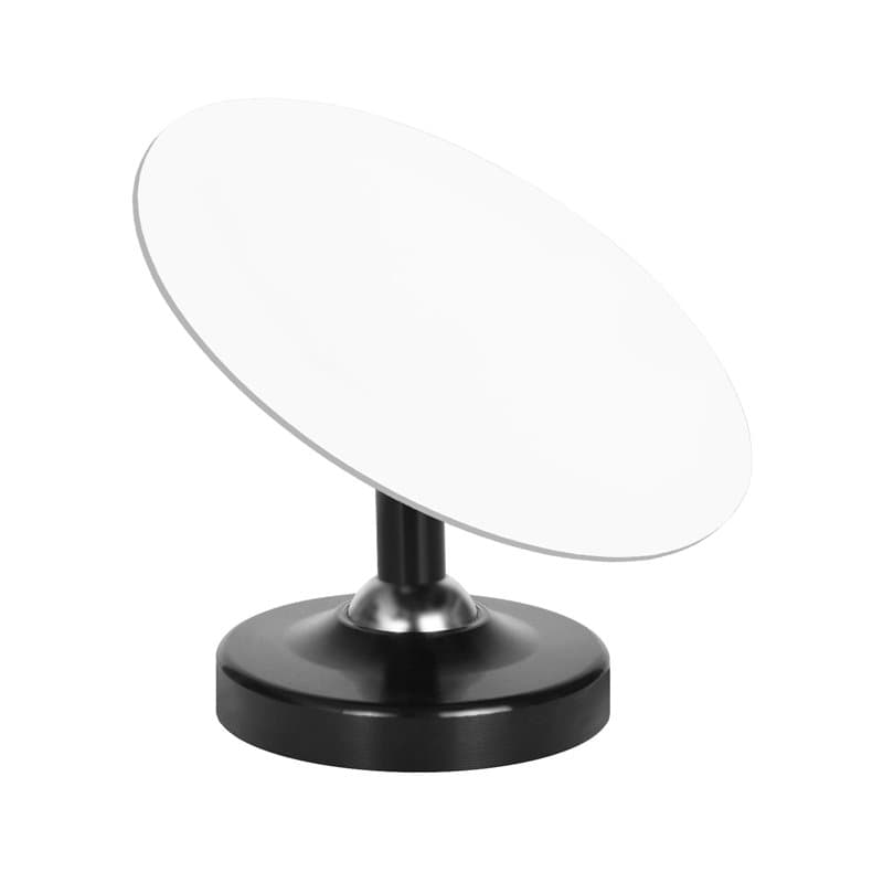 Miroir à Shot Expresso Noir, 65 mm Miroir de Tir Expresso en Acier Inoxydable, 360° Miroir Réfléchissant à Rotation, Miroir Expr