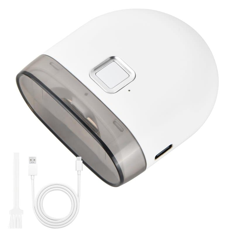 Focenat Coupe Ongle Electrique, Coupe-Ongles Automatique, Rechargeable USB, Lime a Ongle Electrique avec Lumière LED et Rangemen