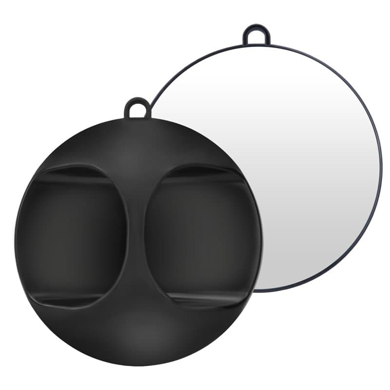 Miroir de Coiffeur Rond, Miroir rond Professionnel à Main, Miroir de Coiffure de Coiffeur, Miroir Rond de Salon de Coiffure, mir