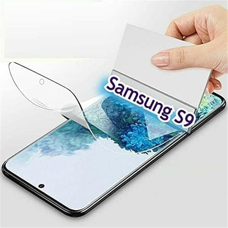 Gorilla Lot de 2 films de protection d'écran en TPU Nano Tech pour Samsung Galaxy S9 Transparent 100 % capteur d'empreintes digi