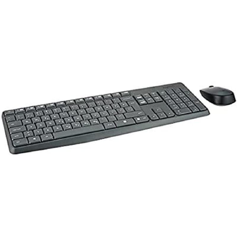 Logitech MK235 Combo Clavier et Souris, Clavier US INT'L QWERTZ
