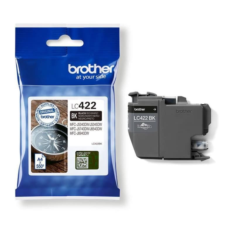 Brother LC-422BK cartouche d'encre 1 pièce(s) Original Noir
