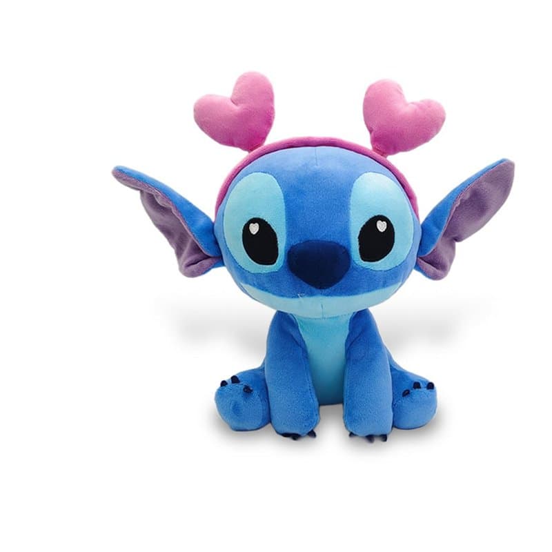 Disney Stitch Love, Peluche de 25 cm, Convient dès Les Premiers Mois de Vie