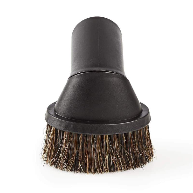 HQ - W7-72504-ECHD - Brosse à poussière ovale rotative pour tube aspirateur de 35 ou 32mm, Noir