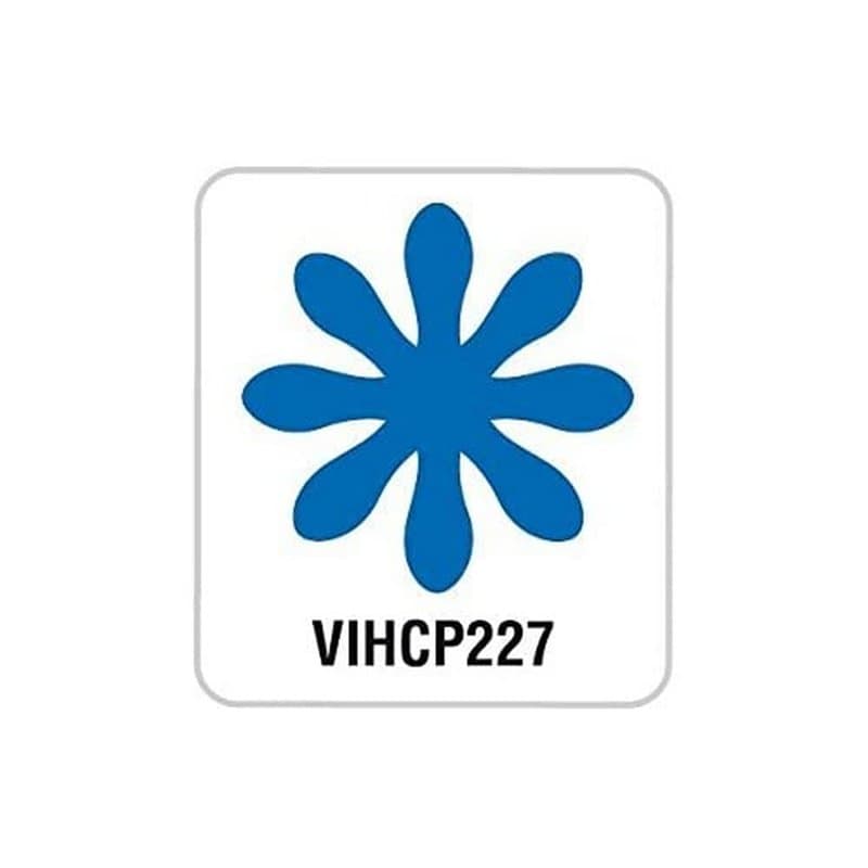Artemio VIHCP227 Perforatrice à Levier Moyenne Fleur Plastique Multicolore 8,5 x 5 x 12 cm