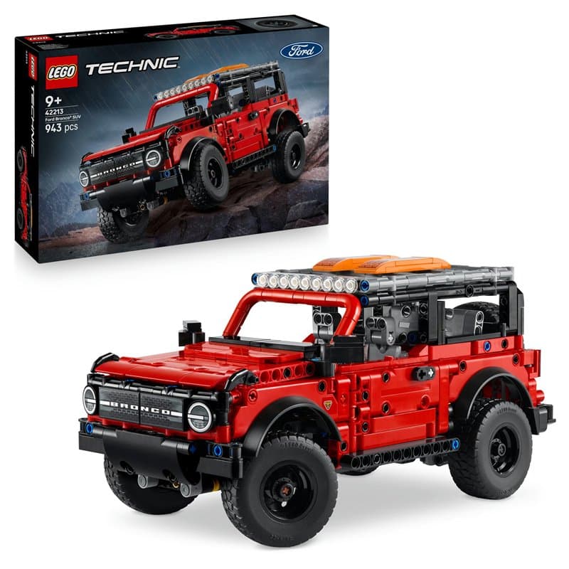 LEGO Technic SUV Ford Bronco - Jeu de Construction de Voiture 4x4 - Maquette avec Portes Ouvrantes, Moteur V6, Suspension & Dire