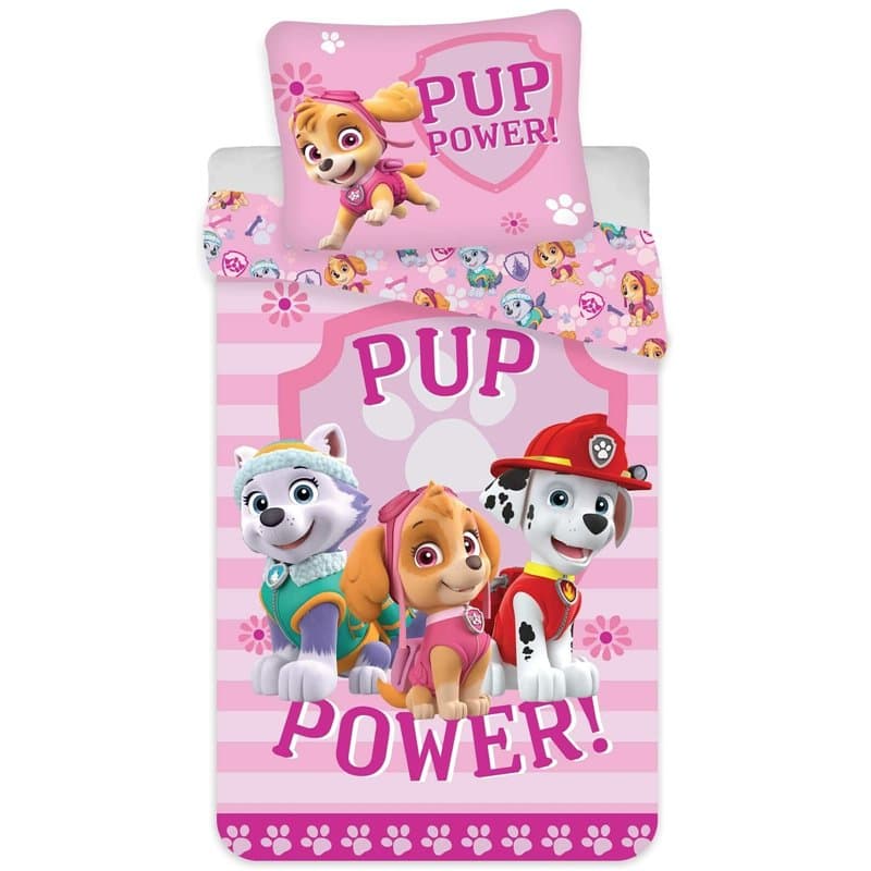 BrandMac - ApS Paw - Patrol - Parure de lit pour enfant - Housse de couette - 100 x 135, 40 x 60 cm - Literie pour petits enfant