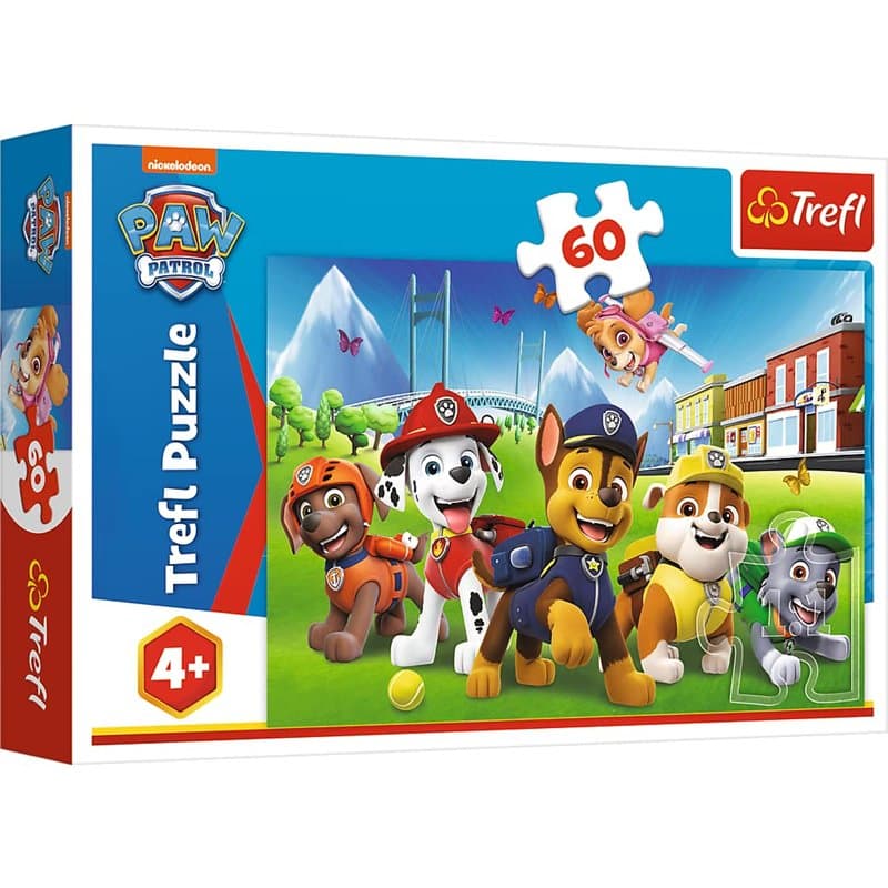 Trefl - Puzzle - Paw Patrol sur Une clairière Viacom Paw Patrol Viacom Paw Patrol 60 Pièces, pour Les Enfants à partir de 4 Ans