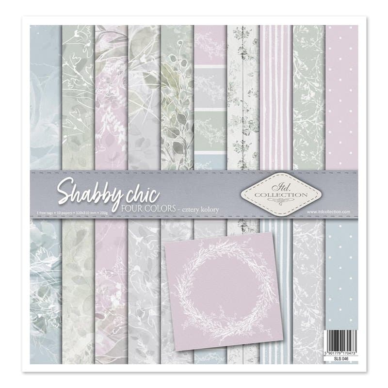 TD Collection - Emballage Scrapbooking 12 x 12 pouces, Papier Scrapbooking, Papier Décor, Papier Carton - 310 x 320 mm (SLS-046