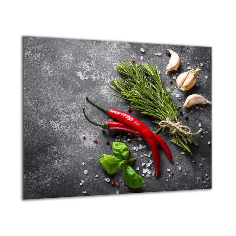 TMK Plaque de recouvrement, 60 x 52 cm, en verre, pour cuisinières électriques, à induction, convient comme décoration, protecti