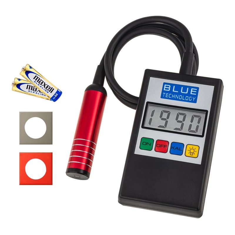 Blue Technology MGR-11-S-AL Mesureur d'épaisseur de revêtement Testeur de peinture Mètre de revêtement de peinture | Acier et al