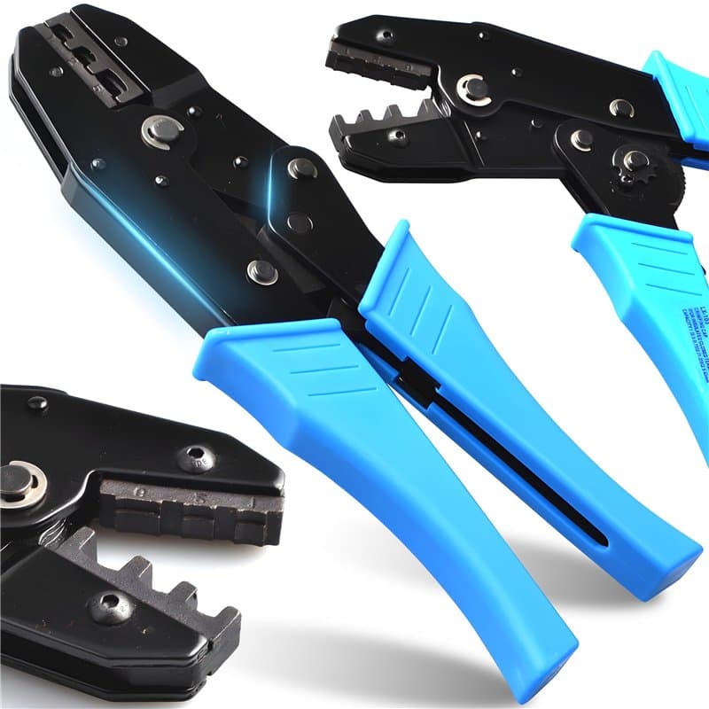 Retoo Pince a Sertir pour Cosses de Câble 0,5~6 mm² Sertissage Précis Outils de Sertissage pour Embouts Electriques Isolated Cli