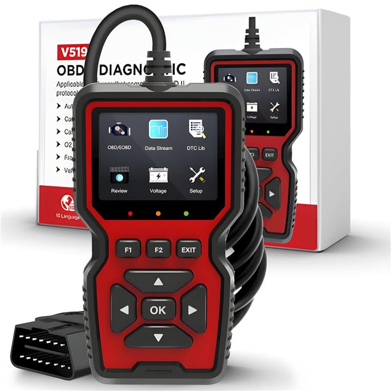Retoo OBD2 Testeur de Diagnostic Voiture Universel Code Erreur Lecteur Complet Fonctions Européennes Protocoles Diagnostic Outil