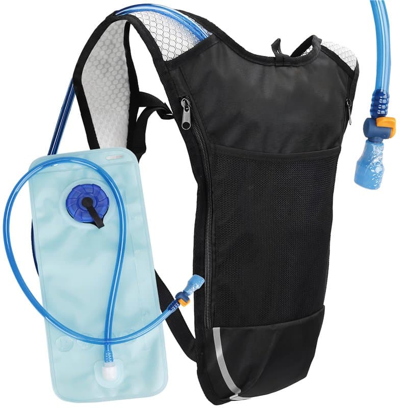 Retoo Sac à dos de course avec bouteille d'eau de 2 l, sac à dos d'hydratation ultra léger, gilet de course, sac à dos de vélo p