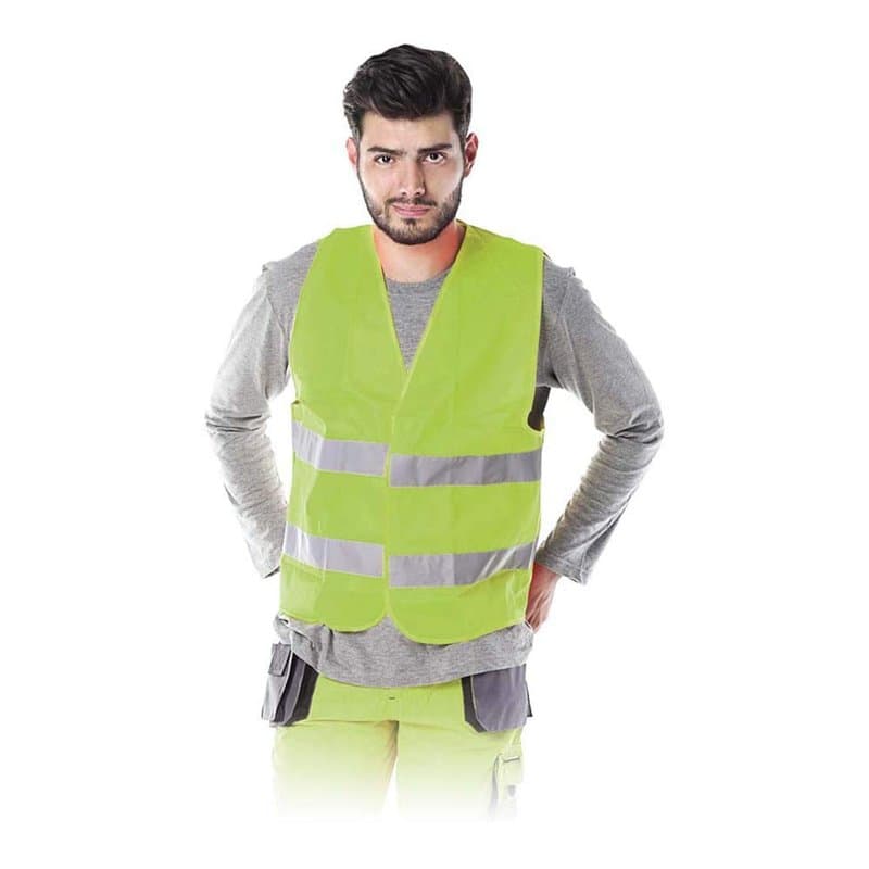 Reis KOS-5SE6XL Gilet de signalisation, jaune, taille 6XL