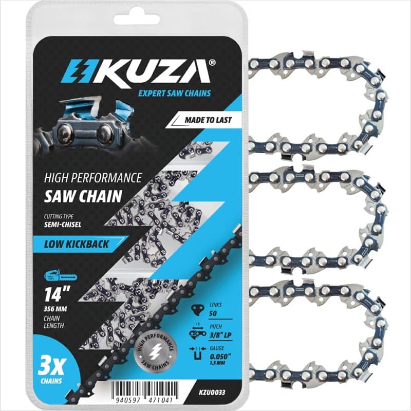 Chaîne de tronçonneuse de qualité supérieure - 35 cm - 3/8" - 50 TG - Convient pour 63PM3 50 STI HL MS194T MS193T MS192T, Reming