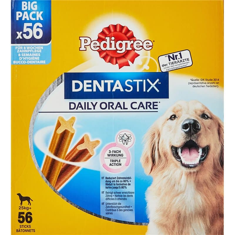 Pedigree DentaStix Daily Oral Care Kit de Soin des Dents pour Chiens – Friandises pour Chien au goût Poulet et bœuf pour Tous Le