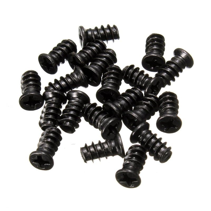 EsportsMJJ 20Pcs Computer Pc Boîtier De Refroidissement Ventilateur Vis Noir Pour Les Ventilateurs 60Mm 80Mm 120Mm