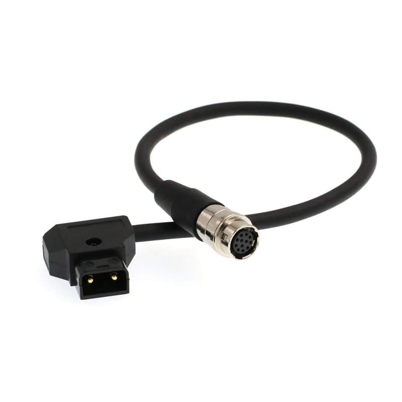 B4 ENG Câble d'alimentation Servo D-Tap vers Hirose 12 broches pour Fujinon Nikon Canon Angenieux Schneider Lens Servo 30 cm