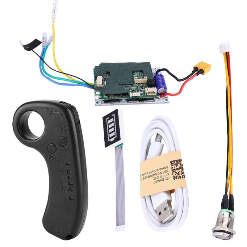 MAGT Kit ESC de Contrôleur de Skateboard Électrique, 36V 430 W ESC à Entraînement Unique Longboard Électrique Carte Mère de Cont