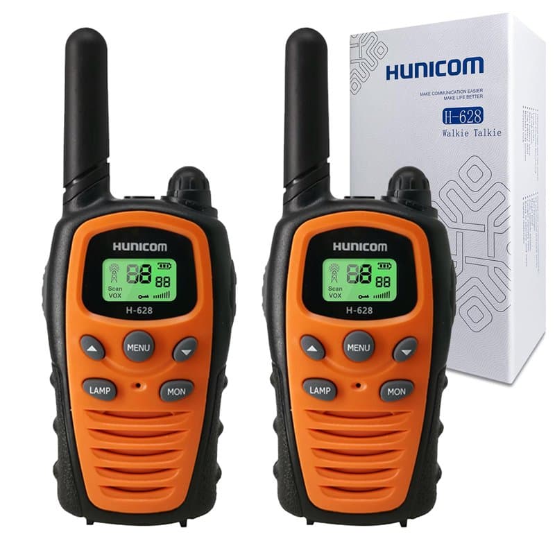Talkie-Walkies pour Adultes avec Grande portée - Talkie Walkie Enfants PMR VOX Mains Libres 5 km avec Lampe de Poche rétroéclair