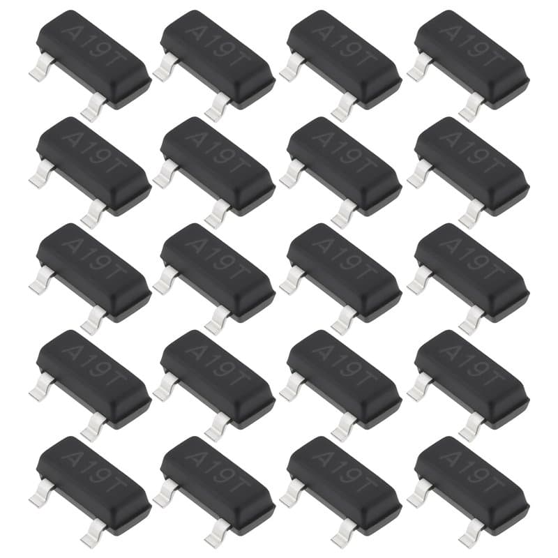 Be In Your Mind Lot de 100 transistors AO3401 SMD SOT-23 à canal P MOSFET transistor à effet de champ 4,2 A 30 V