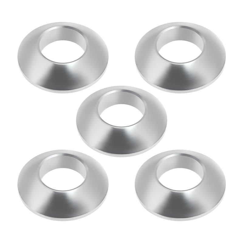 Be In Your Mind Lot de 5 Rondelles à Billes M8 en Acier Inoxydable Chromé Diamètre Extérieur 17 Mm Compatibles avec La Fixation