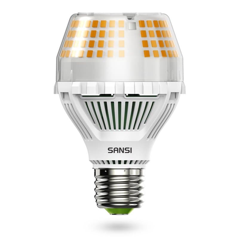 SANSI Ampoule LED E27 25W 3000K Blanc Chaud 4000LM, Équivalent Ampoule Incandescence 250W, Ampoule LED Puissante à Culot E27 Non