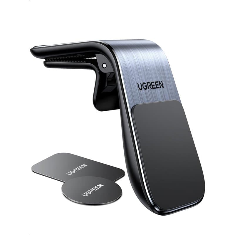 UGREEN Support Téléphone Voiture Magnétique Pince Porte Smartphone Auto Aimant Grille Aération Socle Portable Automobile Compati