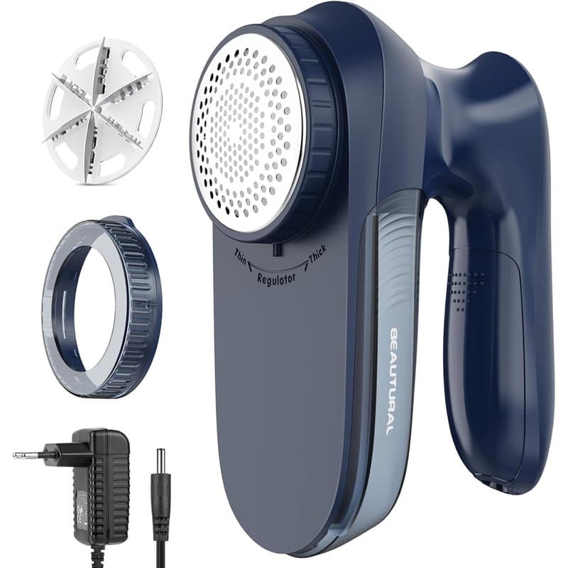 BEAUTURAL Rasoir Anti-Bouloche Professionnel, Rasoir de Peluches Puissant et Efficace pour Les Vêtements et Les Meubles, Adaptat