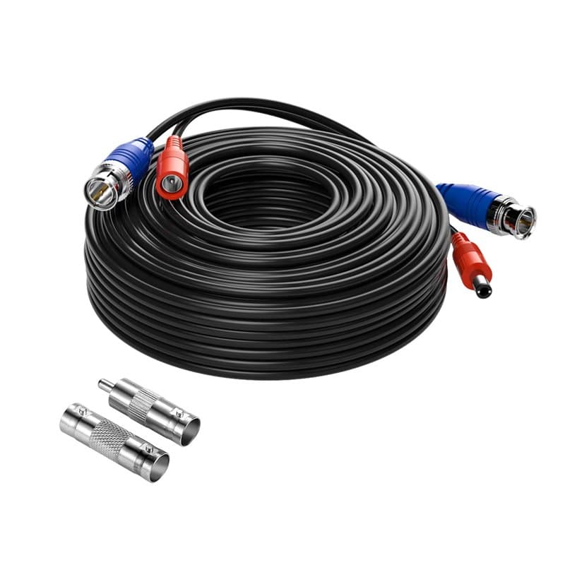 Anlapus 60ft 18M HD/AHD/TVI Tout-En-Un Câble BNC Vidéo pour Caméra de Surveillance