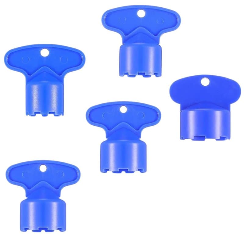 MAEXUS Lot de 5 clé d'aérateur, clés de régulateur de jet, Outil pour enlever le filtre du robinet, clé d'aérateur de robinet, C