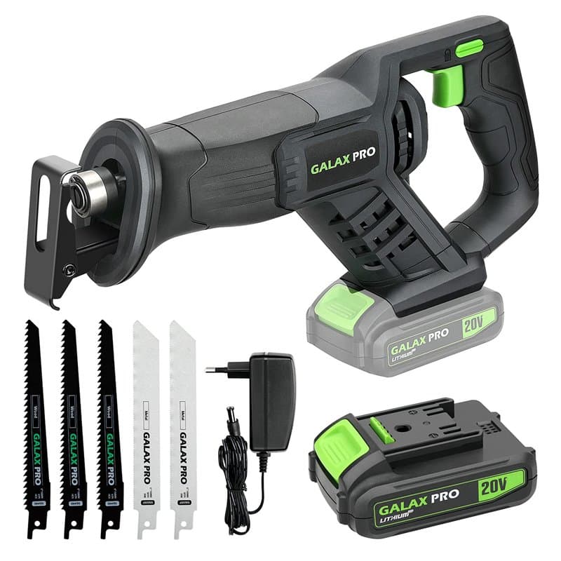 GALAX PRO Professional 20V System scie sabre sans-fil, Scie Alternative Avancée 20V Max avec Batterie au Lithium, Vitesse Variab