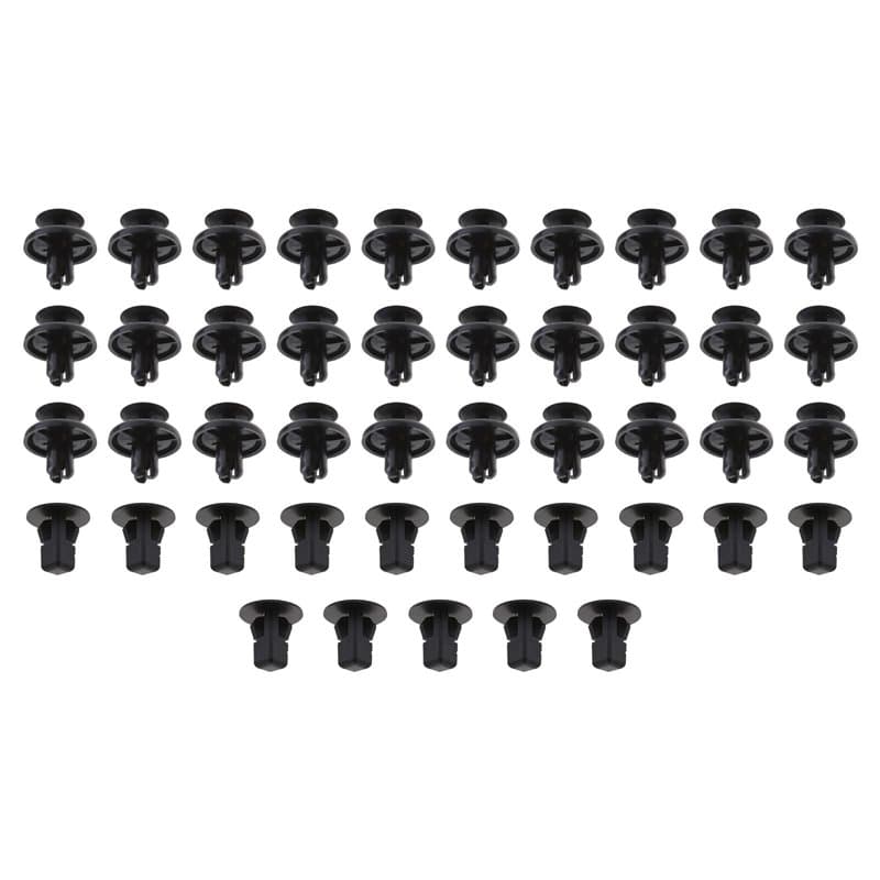 The Lord of the Tools 45PCS Clip de Passage de Roue Avant Clips de Garde-Boue d'aile Intérieure 6822N2 6822QP Plastique Compatib