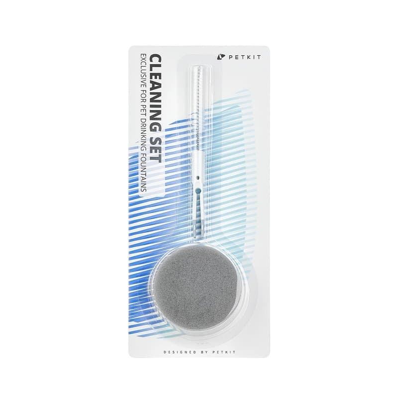 PETKIT Kit de Nettoyage pour Fontaine a Eau Chat,Brosses et éponge Our Le Nettoyage des Distributeurs d'eau, des Bols, des Mange