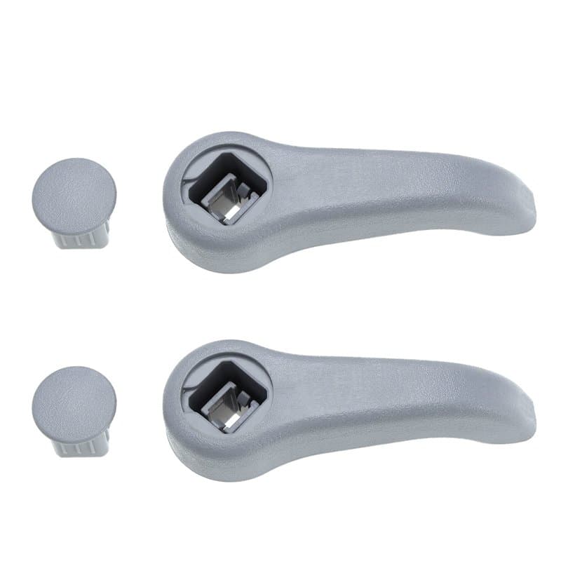 2pcs Poignées de Levier de Réglage de Siège 7701209658 7701470827 Compatible avec Renault Clio II 1998-2008/ Twingo 1993-2007 Aj
