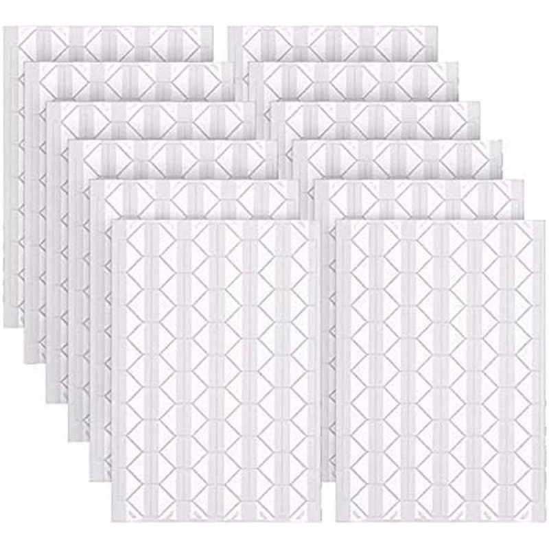 Queta 12 Feuilles de Coins de Photo Autocollants 1224 Pièces Coins Photo Auto-Adhésifs Coins de Montage Photo pour Albums de Bri