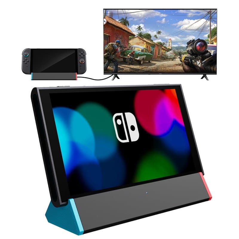Antank TV Dock Switch 2 Portable, Station d'accueil Compatible avec Nintendo Switch 2 Console, Base Support Chargeur Switch 2 av